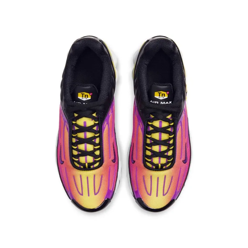 Nike Air Max Plus 3 Hyper Violet (GS) Black/Hyper Violet-Dynamic Yellow (CD6871-005)