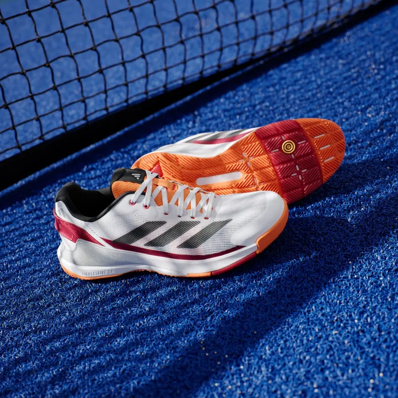 Adidas Crazyquick Padel Cloud White / Core Black / Lucid Orange (JR4647)