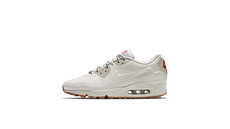 Nike Air Max 90 VT Tokyo (W) White/Light Beige Chalk/Velvet Brown (813153-100)