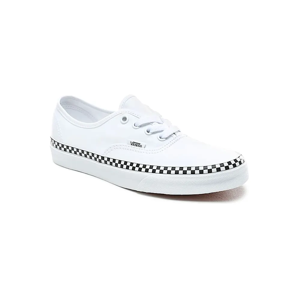 Vans Authentic Check Foxing Low Top “WHITE” (VN0A38EMVJU)