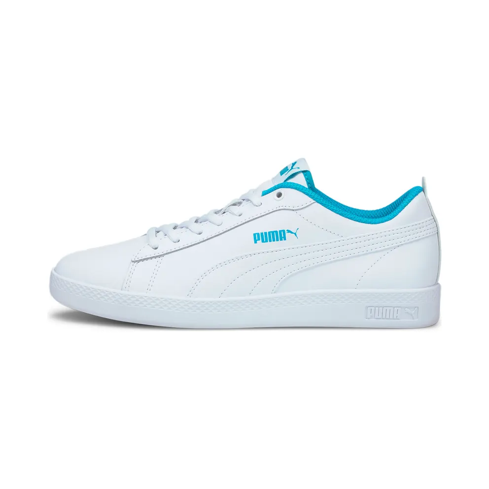 Puma Smash v2 leren Blue/White (36520827)