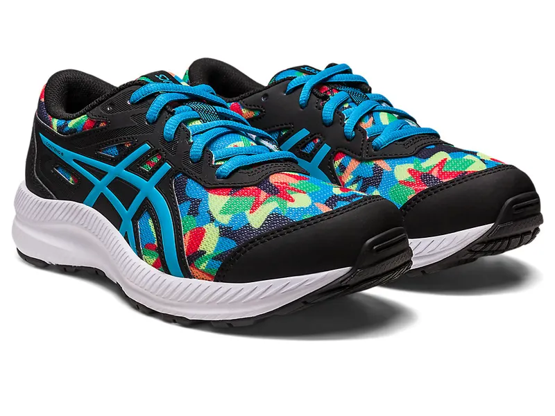 Asics CONTEND 8 GS Black/Island Blue (1014A294.003)