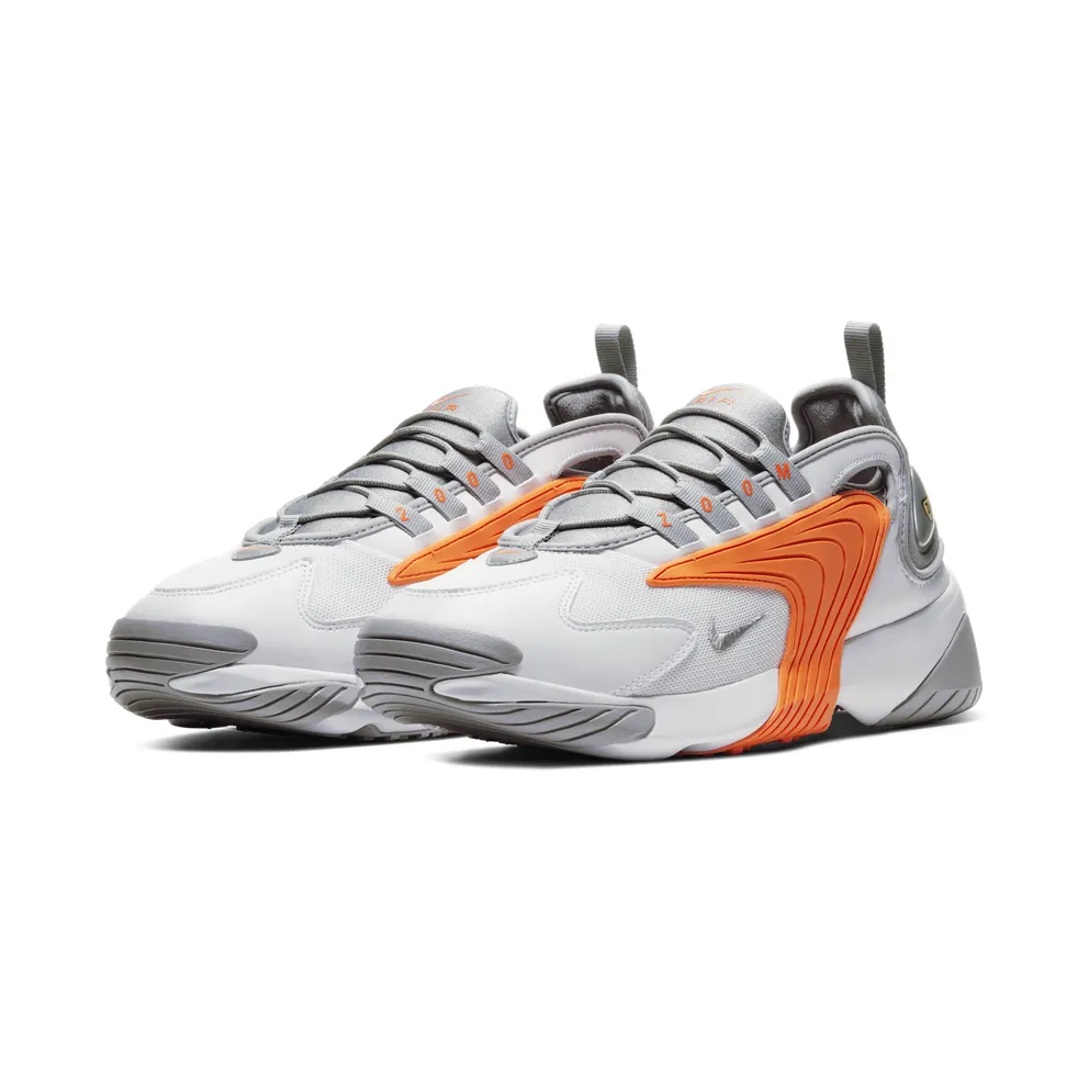 Nike Zoom 2K “White / Total Orange / Light Smoke Grey” (CW2372-100)