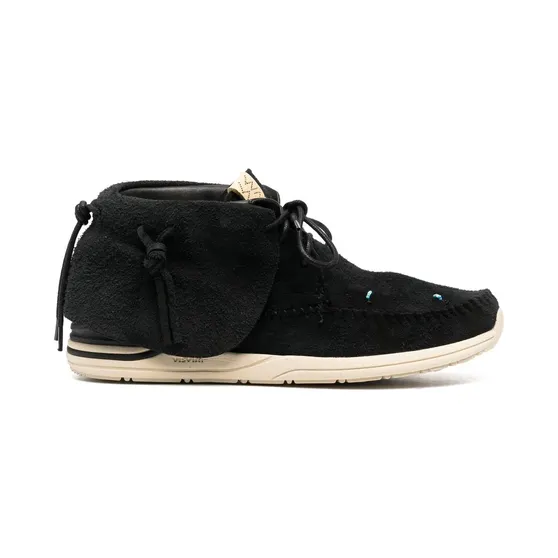 visvim Lhamo Folk aus Wildleder “Black” (0123102002002)