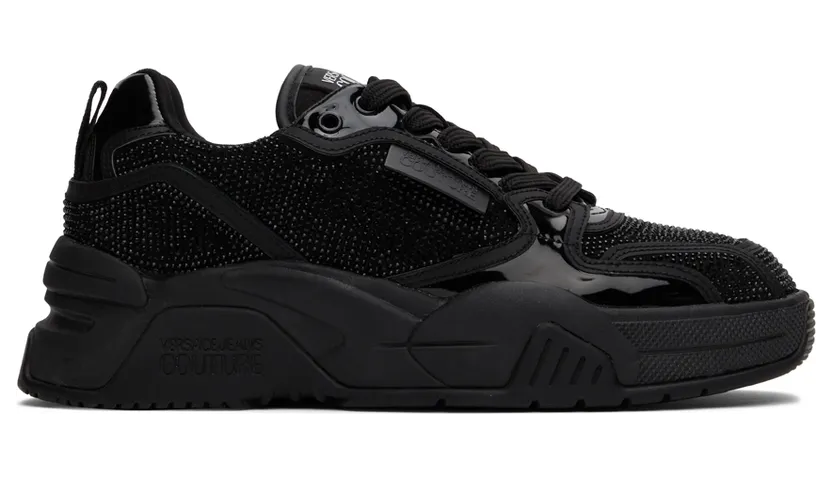 Versace Jeans Couture Black Stargaze Sneakers (E72YA3SF8 EZS272)