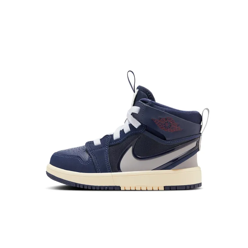 Jordan 1 Mid RM EasyOn Midnight Navy Varsity Red Muslin Atmosphere Grey (FQ1282-400)