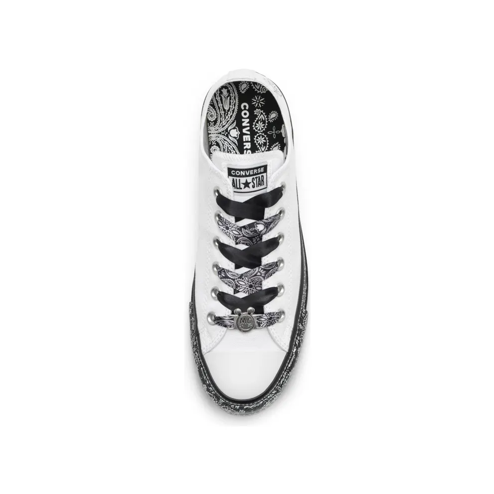 Converse Chuck Taylor All-Star Low Miley Cyrus White Black White (162235C)