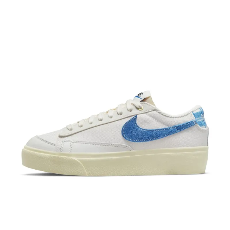 Nike Blazer Low Platform Sail Game Royal (W) (DO2371-133)