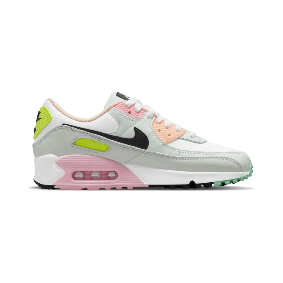 Nike Air Max 90 White Volt Green Glow (W) (CZ1617-100)
