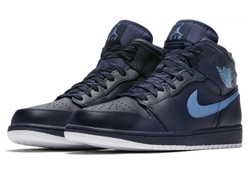 Air Jordan 1 Mid Obsidian (554724-405)