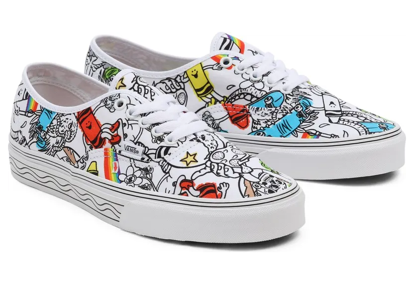 VANS Vans X Crayola Authentic Schoenen Wit (VN0A5KRDARE)
