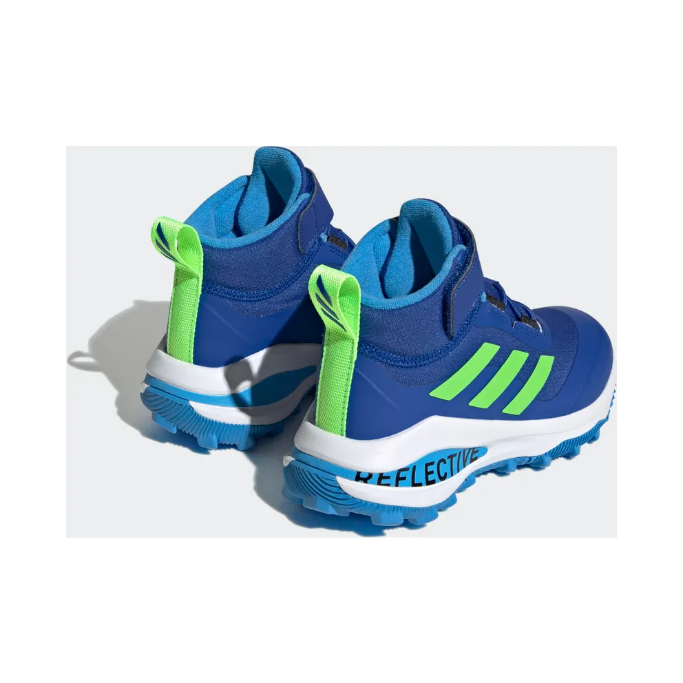Adidas Fortarun All Terrain Cloudfoam Sport Running Elastic Lace and Top Strap Royal Blue / Solar Green / Pulse Blue (GZ1806)