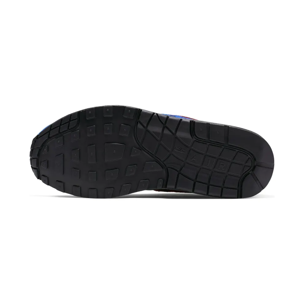 Nike Air Max 1 Black Leopard (W) Black/Red-Royal (BV1977-001)