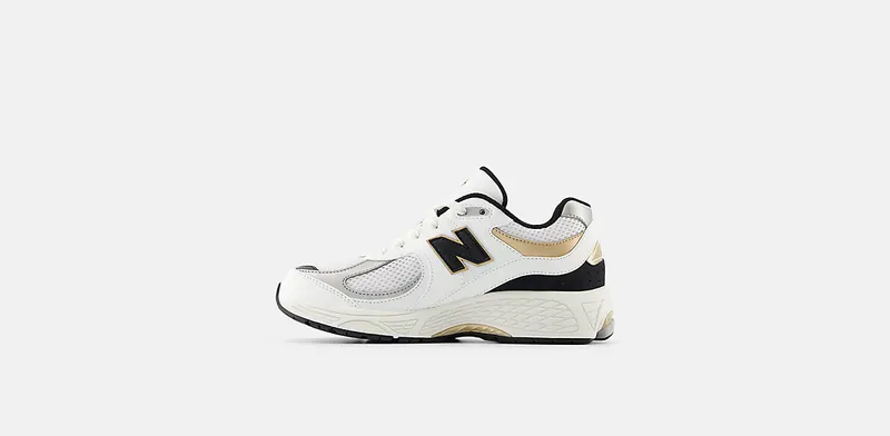 New Balance 2002R White Black Gold (GC2002PS)
