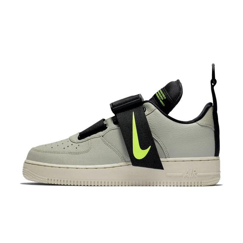 Nike Air Force 1 Low Utility Spruce Fog Black Spruce Fog/Black-Volt-Light Bone (AO1531-301)