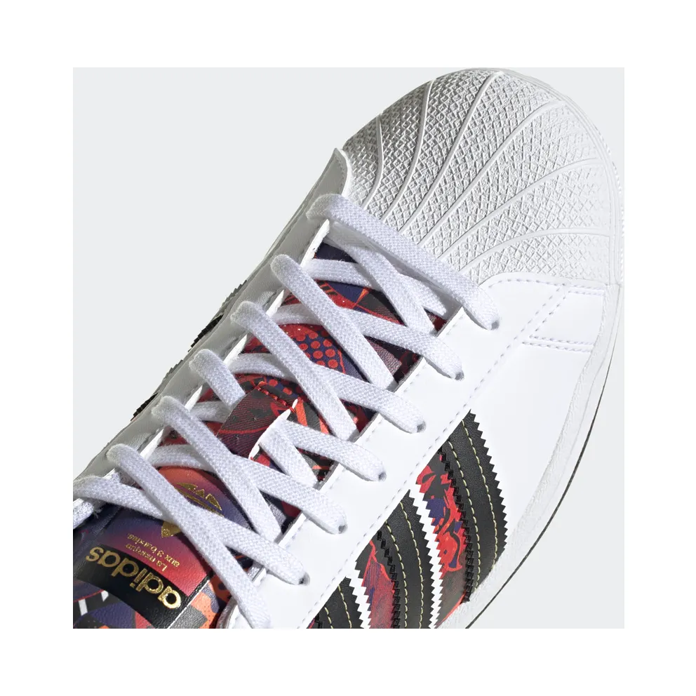 adidas Superstar Cloud White / Core Black / Scarlet (Q47184)