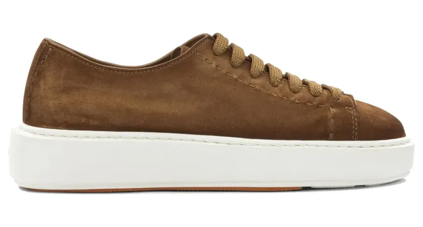 Santoni Sneakers aus Leder – Braun (WBCD61355BARTEYAC40C40)