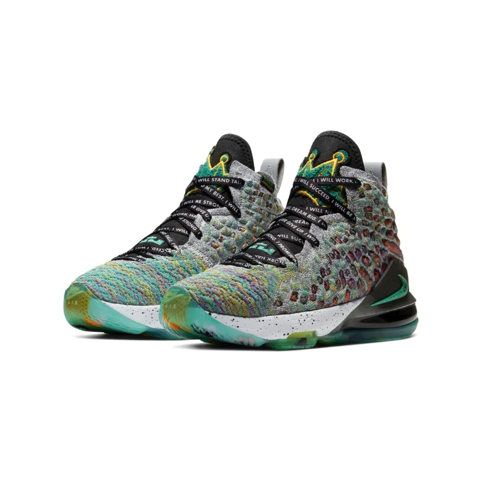 Nike LeBron 17 I Promise (GS) Neptune Green/White-Black (CW2761-300)