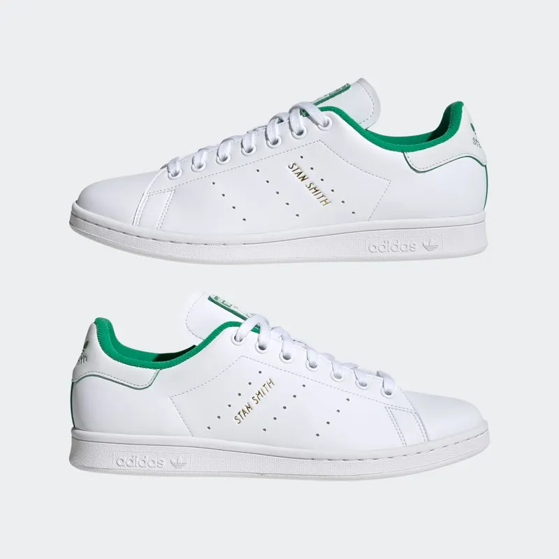 Adidas Stan Smith Cloud White / Green / Gold Metallic (GX4413)