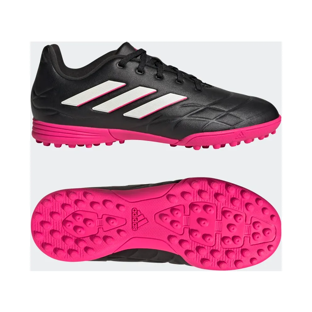 adidas Copa Pure.3 Turf Core Black Zero Metalic Team Shock Pink (GY9038)