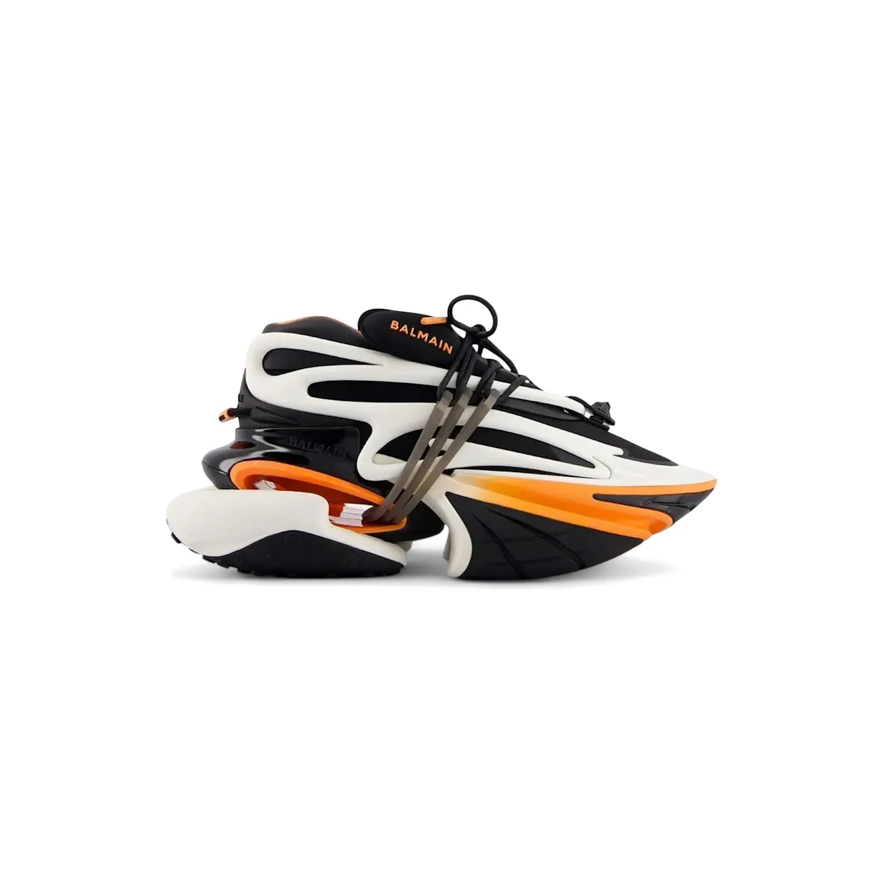 Balmain Unicorn Low-Top Black Orange White (CM1VJ309 KNBO EHH)