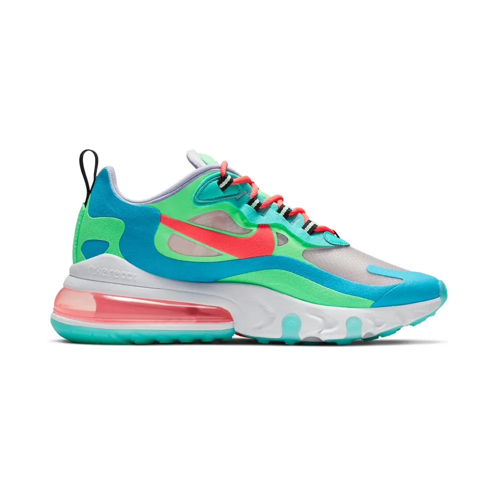 Nike Air Max 270 React Psychedelic Movement (W) Electro Green/Blue Lagoon/Hyper Jade (AT6174-300)