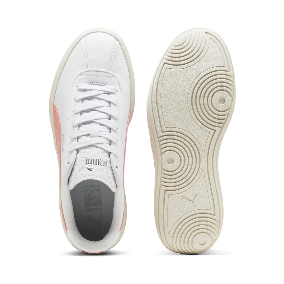 Puma Club Klassika SL “Puma White / Pink Fruit / Puma Silver” (401642_04)