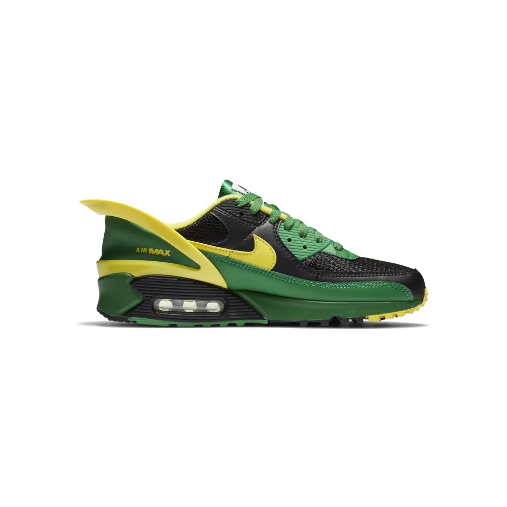 Nike Air Max 90 Flyease Oregon Black/Apple Green-Black-Yellow Strike (CZ4270-001)