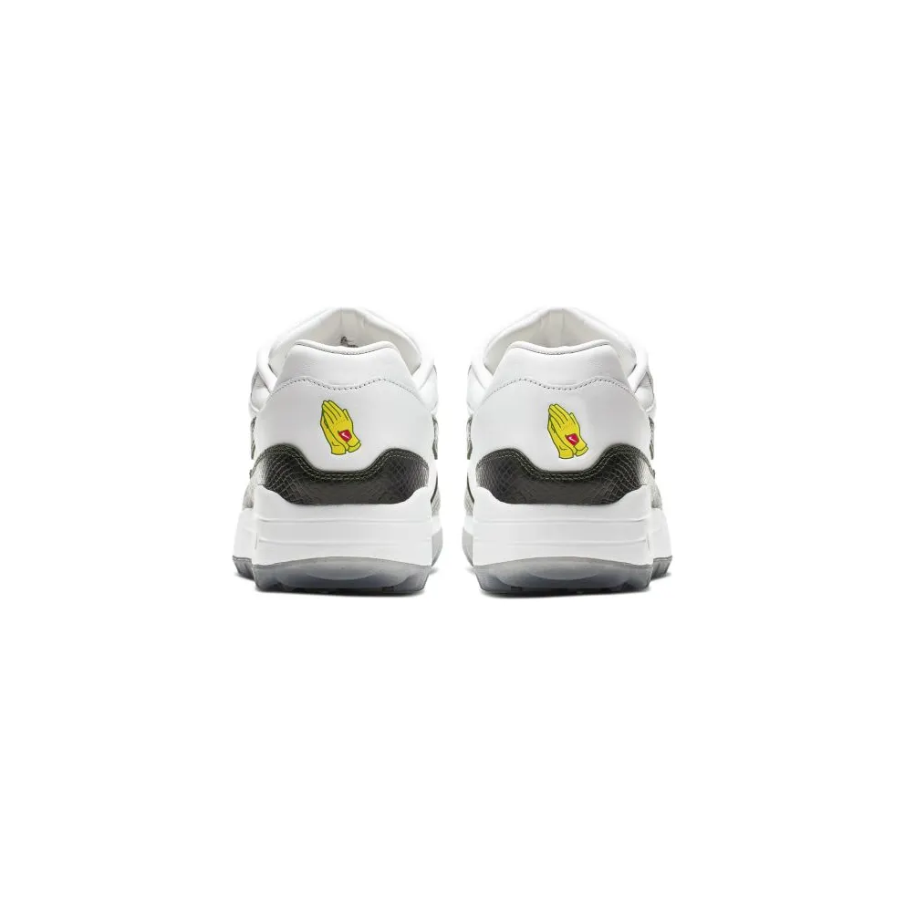 Nike Air Max 1 Golf Masters White/Chrome-Opti Yellow-Fir (BQ4804-100)
