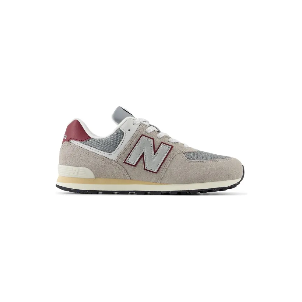 New Balance 574 Lace Arid Stone Monarch Burgundy (GC574SKB)