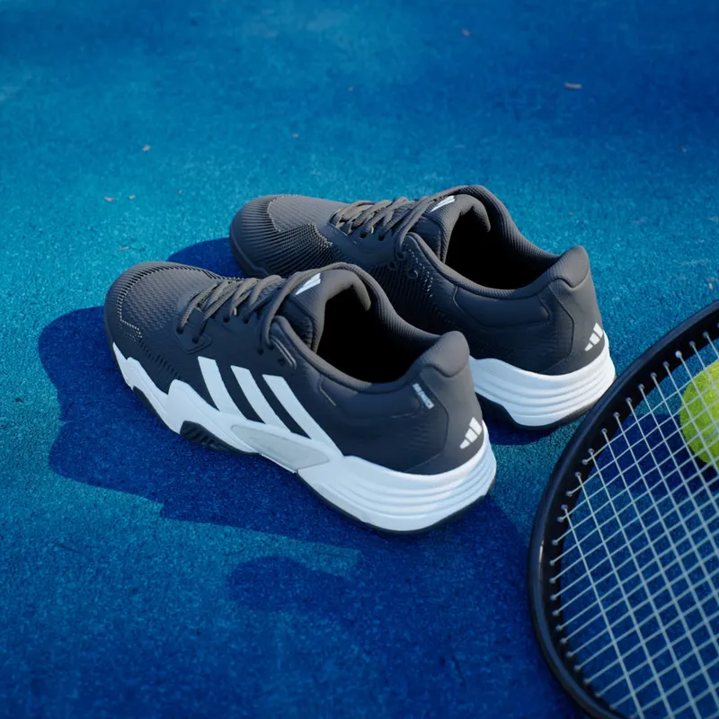 Adidas Solematch Control 2 Tennis Shoes Core Black / Cloud White / Silver Metallic (IF9112)