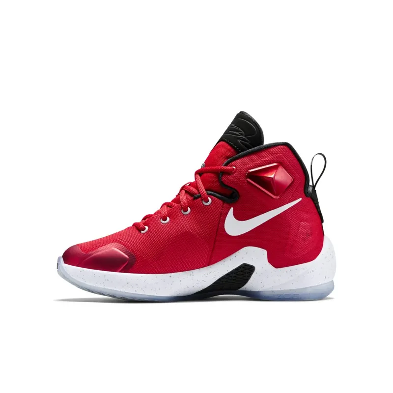 Nike LeBron 13 Away (GS) University Red/White-Black-Laser Orange (808709-610)