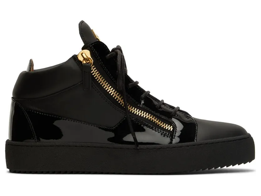 Giuseppe Zanotti Black Birel Vague May London Sneakers (RU00011-86441)