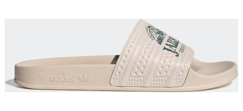 adidas Jabba’s Throne Room adilette Badslippers Halo Ivory / Tech Emerald / Core Black (GX6749)