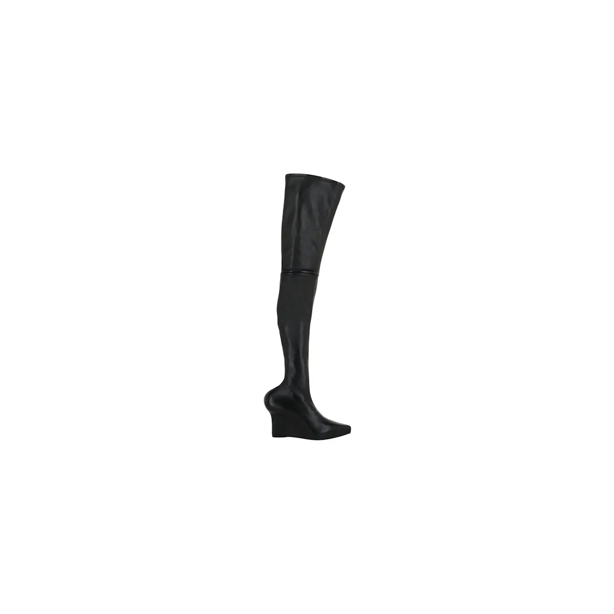 Givenchy Show Stretch-Leather Over-The-Knee Boots Black (BE702D-E1J5-001)