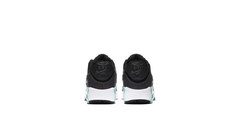 Nike Air Max 90 LTR Black Metallic Grey (GS) Black/Metallic Grey/Aurora (833412-033)