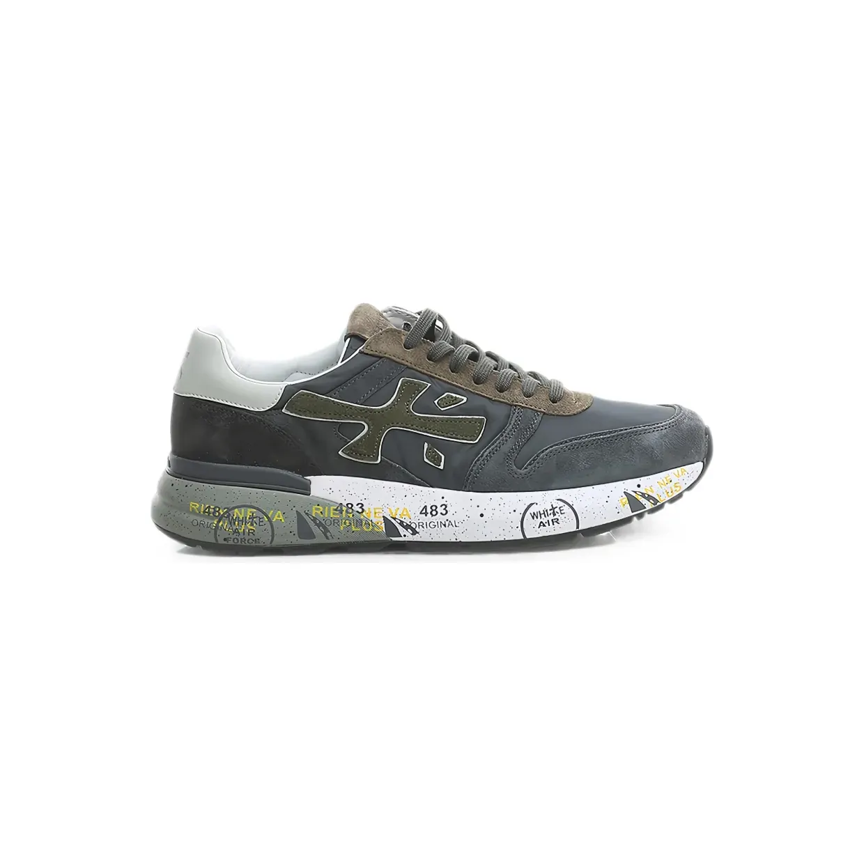 Premiata Mick met logopatch “Grey” (MICK8432M)