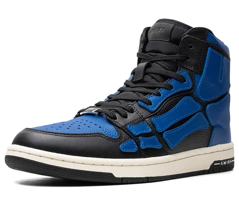 AMIRI Skel Panelled High Top Blue Black (MFS002-013) (3)