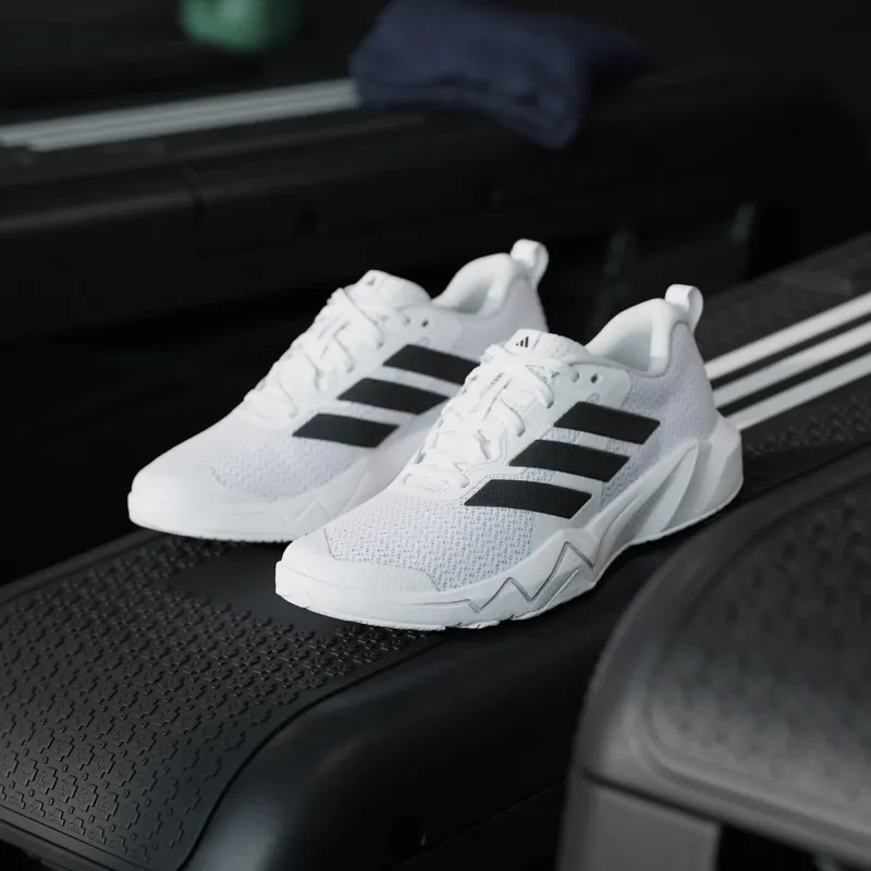 Adidas Rapidmove Go Training Shoes Cloud White / Core Black / Silver Metallic (JQ3934)