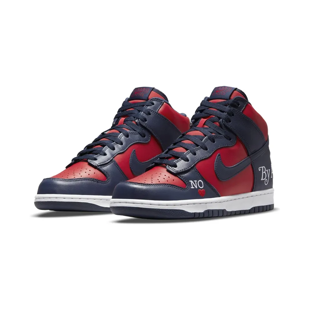 Nike x Supreme Dunk High Navy Red (DN3741-600)