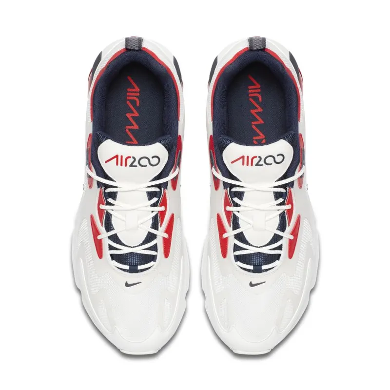 Nike Air Max 200 Summit White ‘USA Vibes’ Summit White/Obsidian/Platinum Tint (CT1262-101)