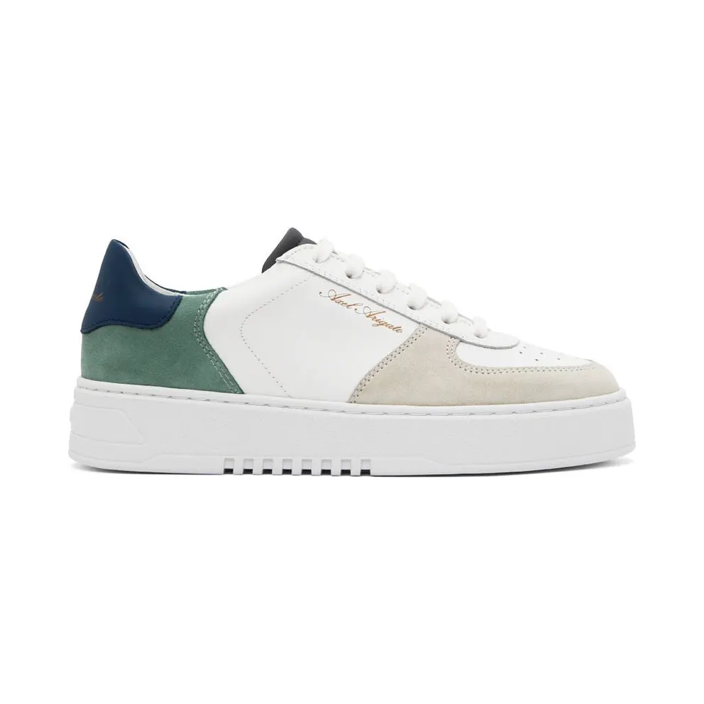 Axel Arigato White & Blue Orbit Sneakers (24014)