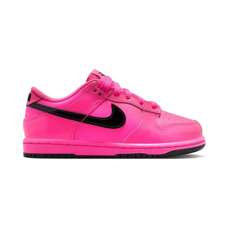 Nike Dunk Low SE Pink Blast Black Patent (IV2594-600)