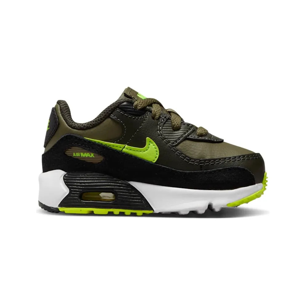 Nike Air Max 90 LTR TD “Medium Olive/Volt-Black” (DV3609-200)