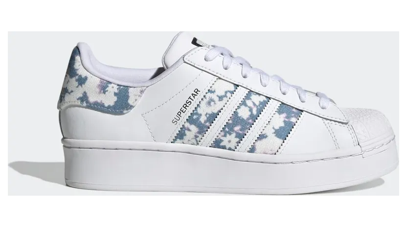 adidas Superstar Bold Schuh Cloud White / Ambient Sky / Silver Metallic (GZ8178)