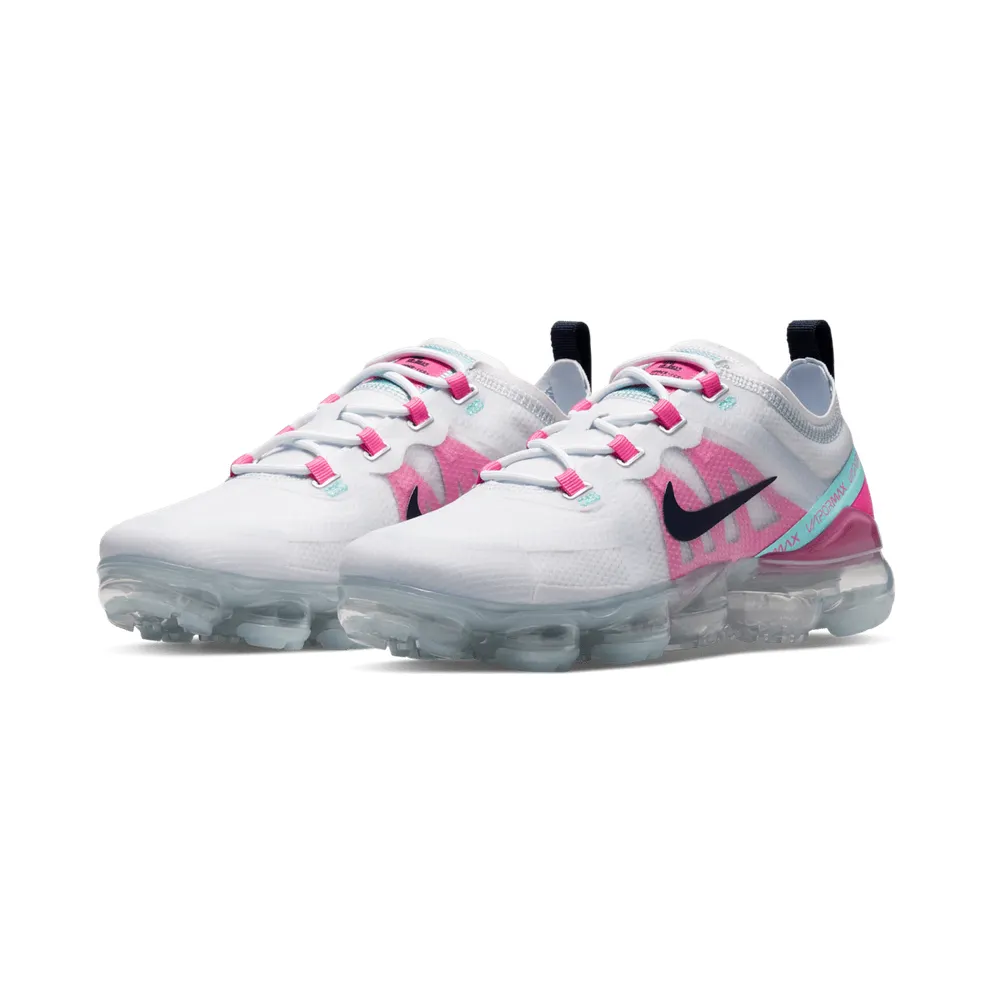 Nike Air VaporMax 2019 Grey Pink (W) Football Grey/Pink Blast-Aurora-Obsidian (AR6632-007)