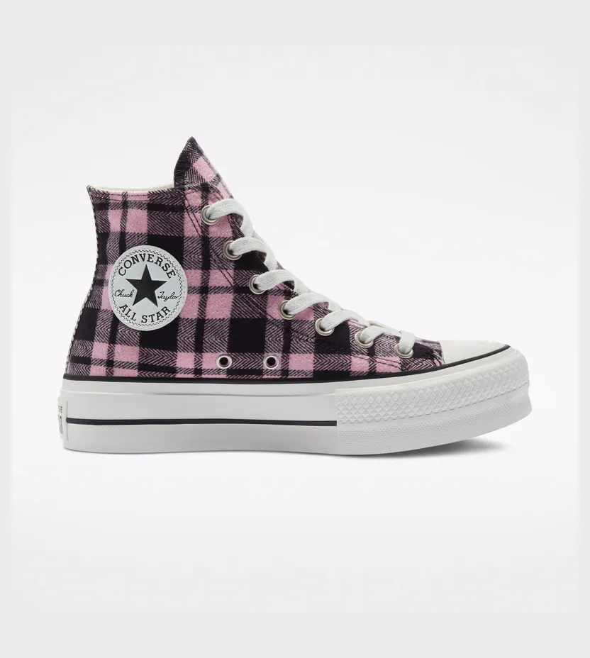 Converse CTAS LIFT HI BLACK/PINK/WHITE Black/pink/white (569712C)