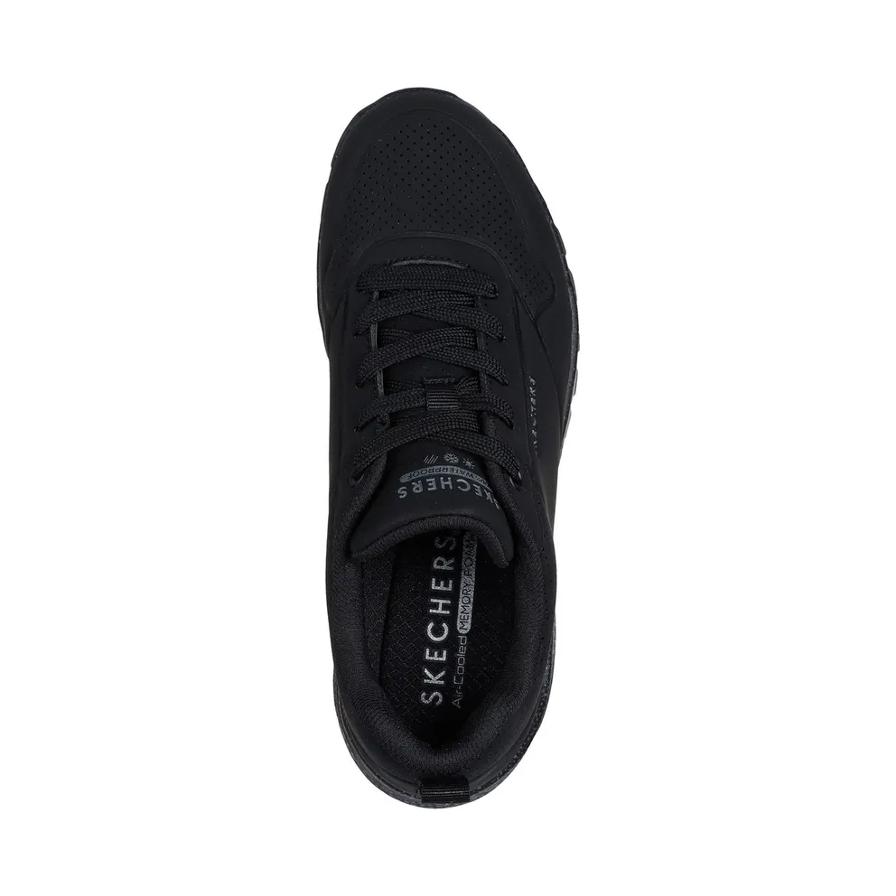 Skechers Waterproof: UNO Rugged – Spotted Terrain Sneaker Black
