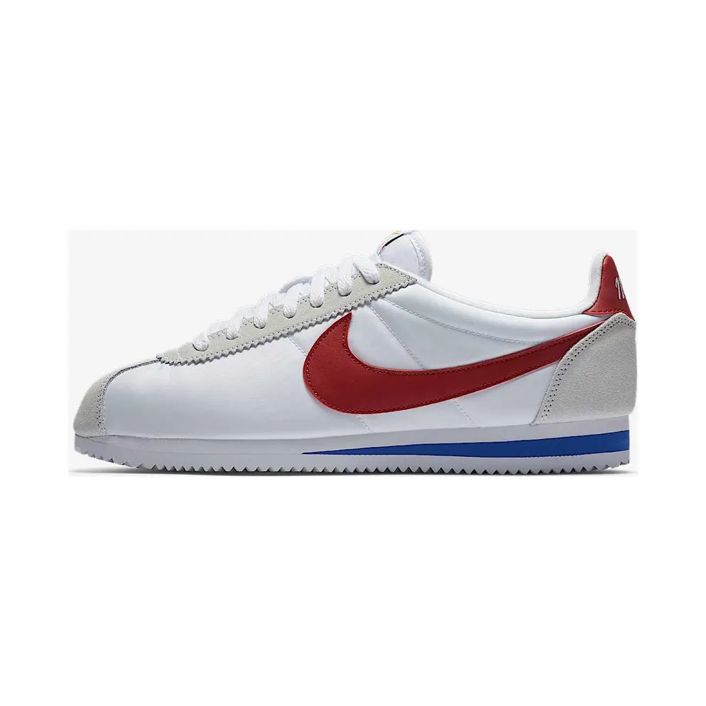 Nike Classic Cortez Premium Nylon Forrest Gump White/Varsity Red (876873-101)