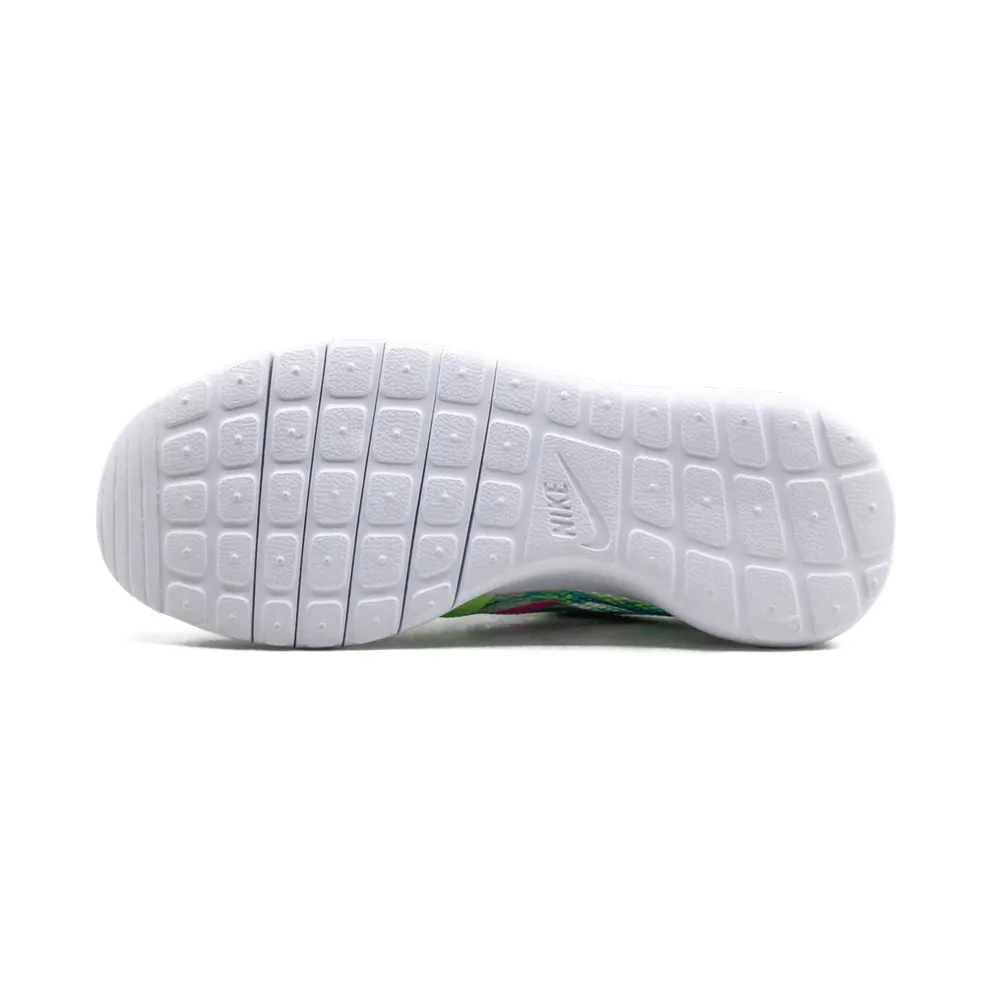 Nike Rosherun Flight Weight GS “WHITE/PINK POW-MENTA-FLSH LIME” (705486-101)